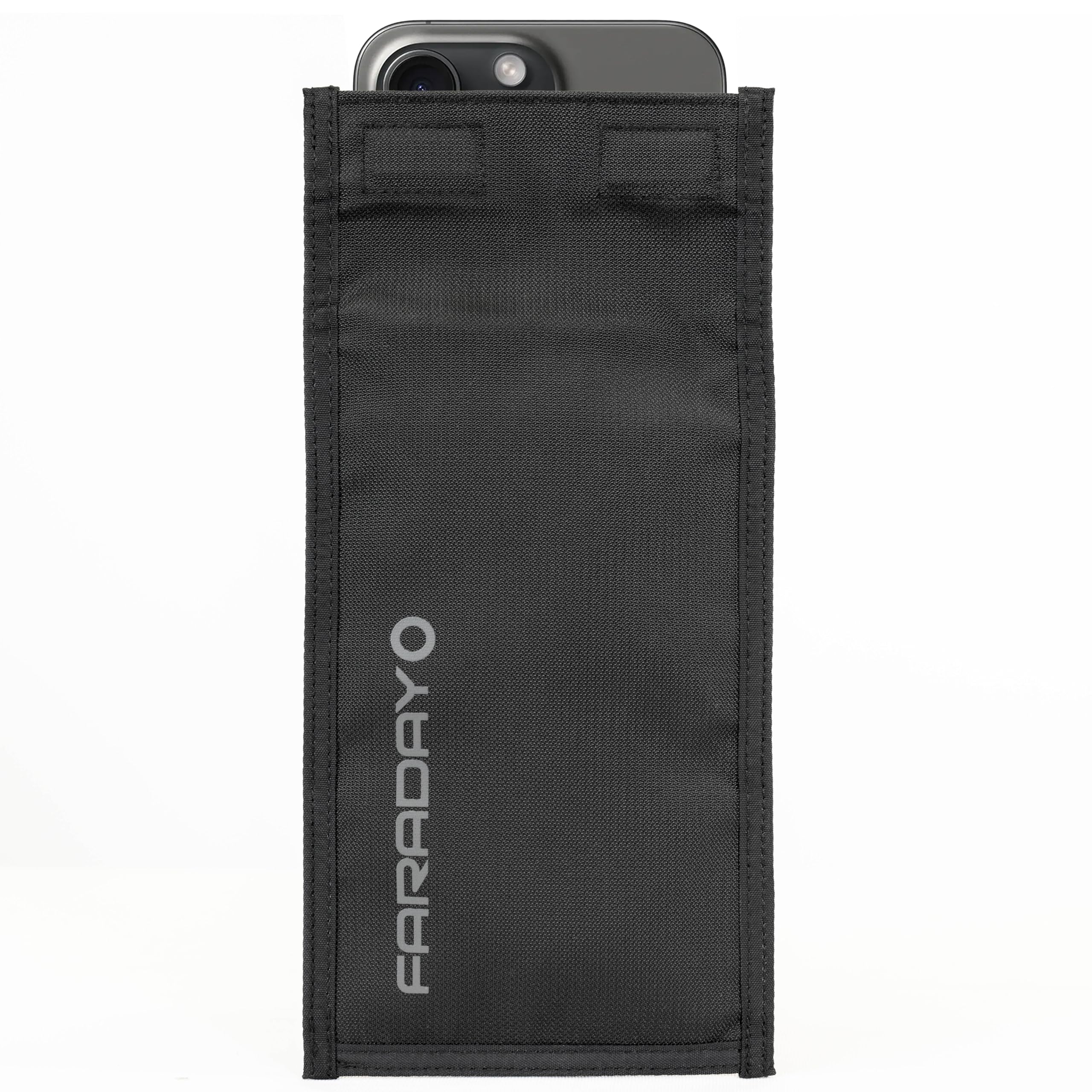 Faraday Defense Faraday Bag Jacket Pro | Magnetic Closure, Shielding - Law Enforcement &amp; Military, Travel &amp; Data Security, Privacy, Anti-Tracking Anti-Hacking Black (Phone Vertical XL)