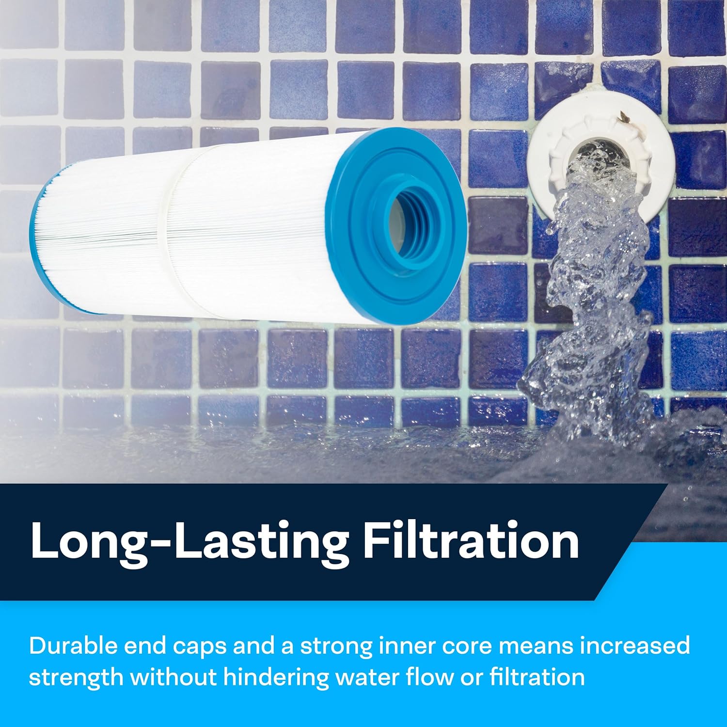 SpiroPure Replacement for Cal Spa FIL50-5D13H15FCT FIL11100208 Pleatco PWW50L Unicel 4CH-949 Filbur FC-0172 Waterway 817-4050 Baleen AK-90091 Hot Tub Spa Pool Filter Replacement Cartridge - Image 4