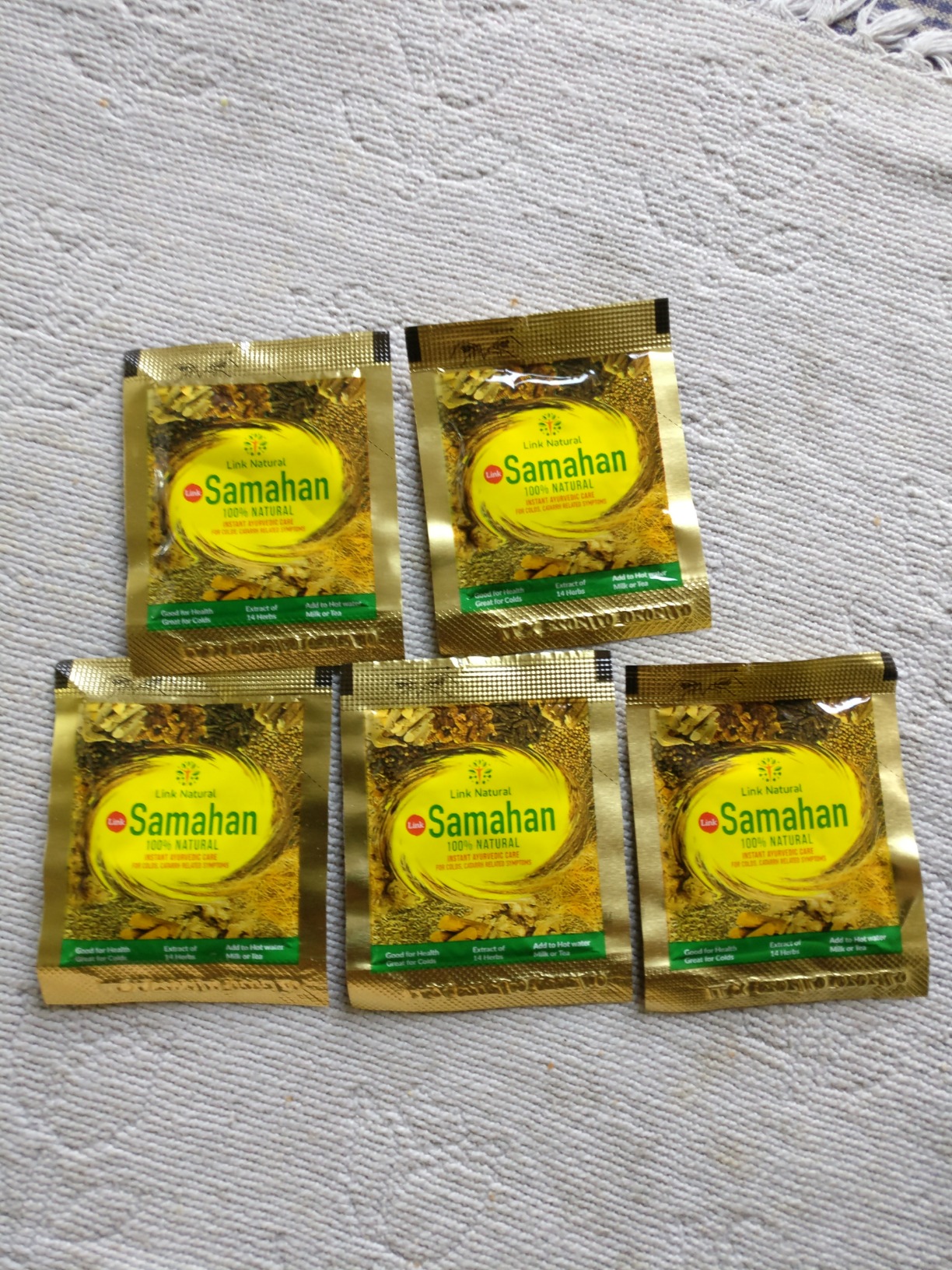 Link Naturals Samahan Herbal Extracts Tea for Cold Cough Immunity - 4 ...