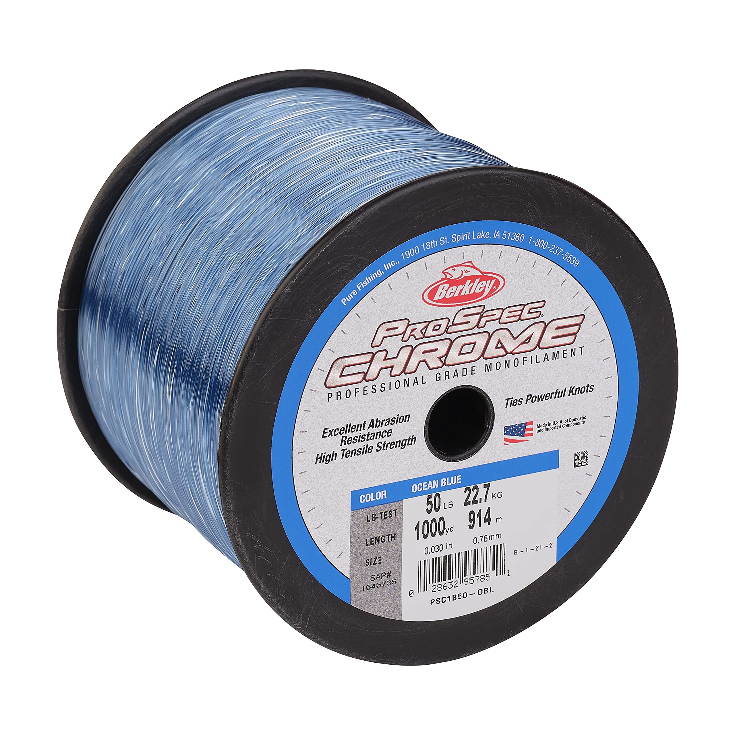 Berkley ProSpec - Sedal de Pesca monofilamento Cromado