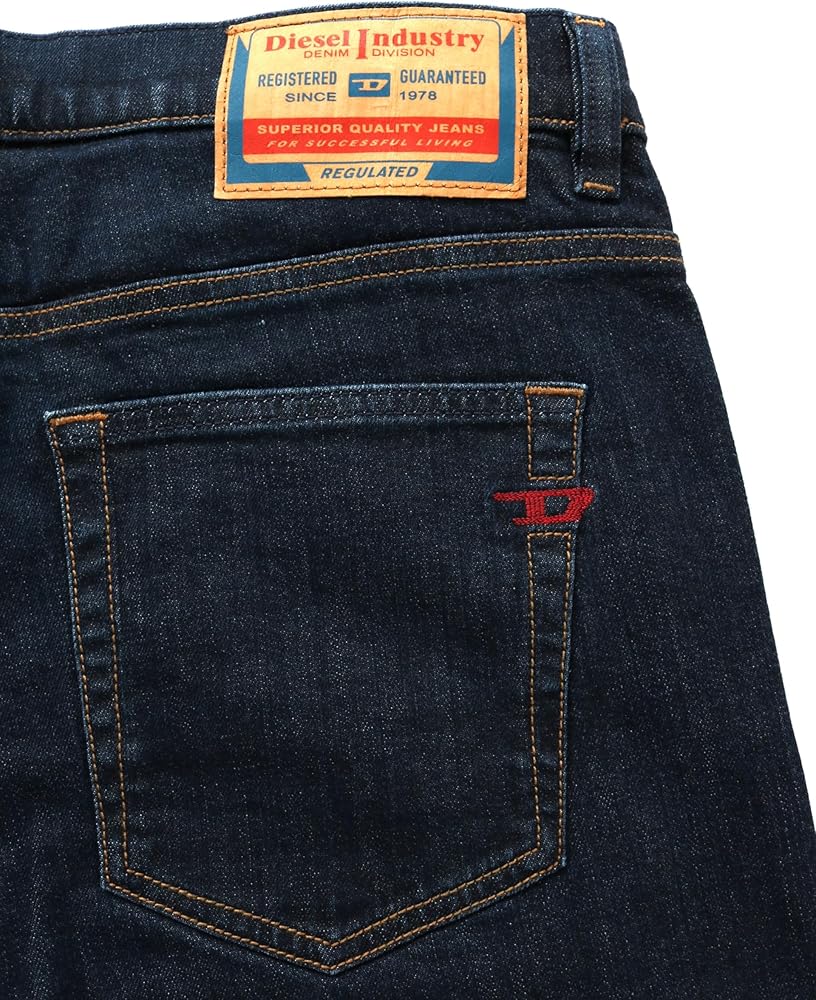 Diesel - Mens Regular Straight Fit Rinsed Wash Jeans - 2020 D