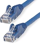 StarTech.com 35ft (10.7m) CAT6 Ethernet Cable - LSZH (Low Smoke Zero Halogen) - 10 Gigabit 650MHz 100W PoE RJ45 UTP Network Patch Cord Snagless w/Strain Relief, Black CAT 6 ETL Verified (N6LPATCH35BK)