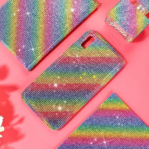 Vista 31 de Outus 12000 piezas de lámina de strass Bling Bling, calcomanías de strass, autoadhesivas, calcomanías para decoración de autos DIY, calcomanías