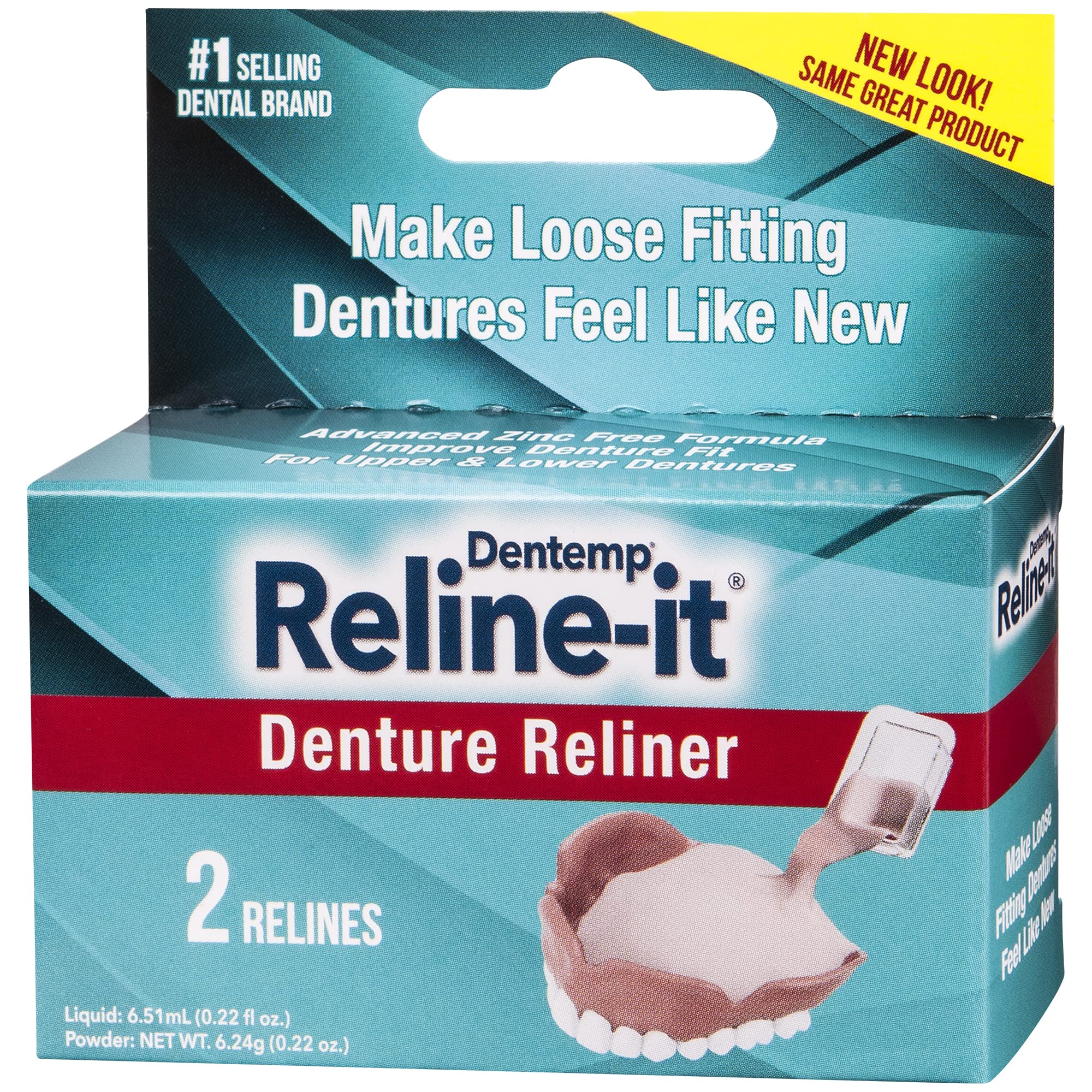 Dentemp Denture Reline Kit Advanced Formula Reline It Denture Reliner