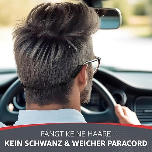 Miniatura 6 de SIGONNA Correa para lentes de sol, sin cola, correa deportiva para hombres y mujeres, correa ajustable para anteojos de 17 pulgadas, XL, soportes