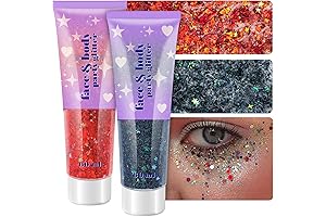 Get Your Groove On with Black Face Glitter