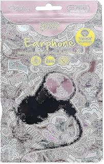 Yookie YK810 Wired In Ear Headphones Comfortable For Wearing With Microphone - Black