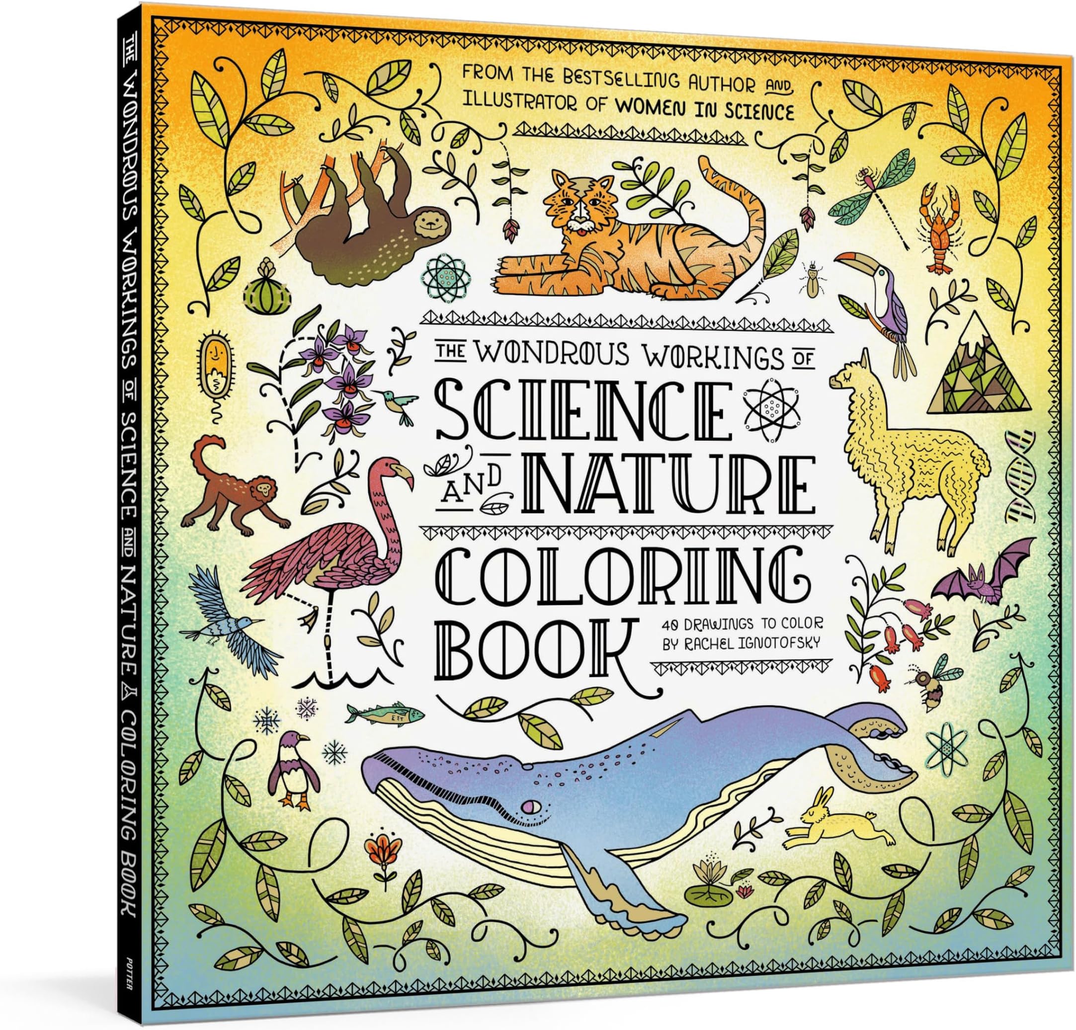 The Wondrous Workings of Science & Nature Coloring Book