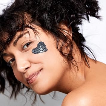 ARCONA Magic Black Ice - Icelandic Volcanic Sand, Black Lava, Charcoal and Mandelic Acid Exfoliate, Purify, Brighten and Decongests Skin - 2 oz. Made In The USA
