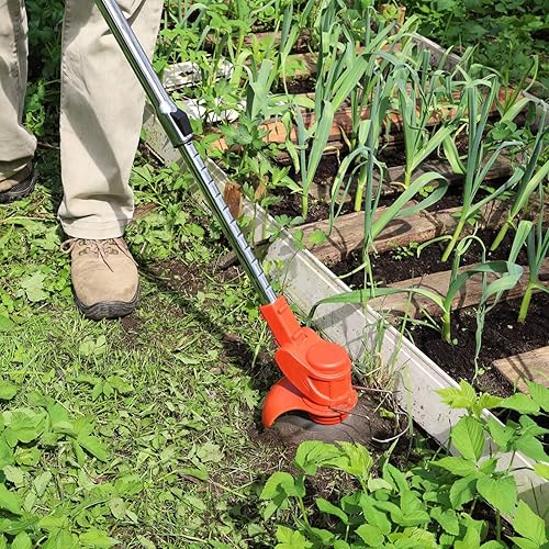 Miniatura 9 de Housoutil Cortacésped manual de repuesto para cortacésped, 8 piezas de hoja de cortacésped de un solo mantillo con 1 agujero robótico cortacésped