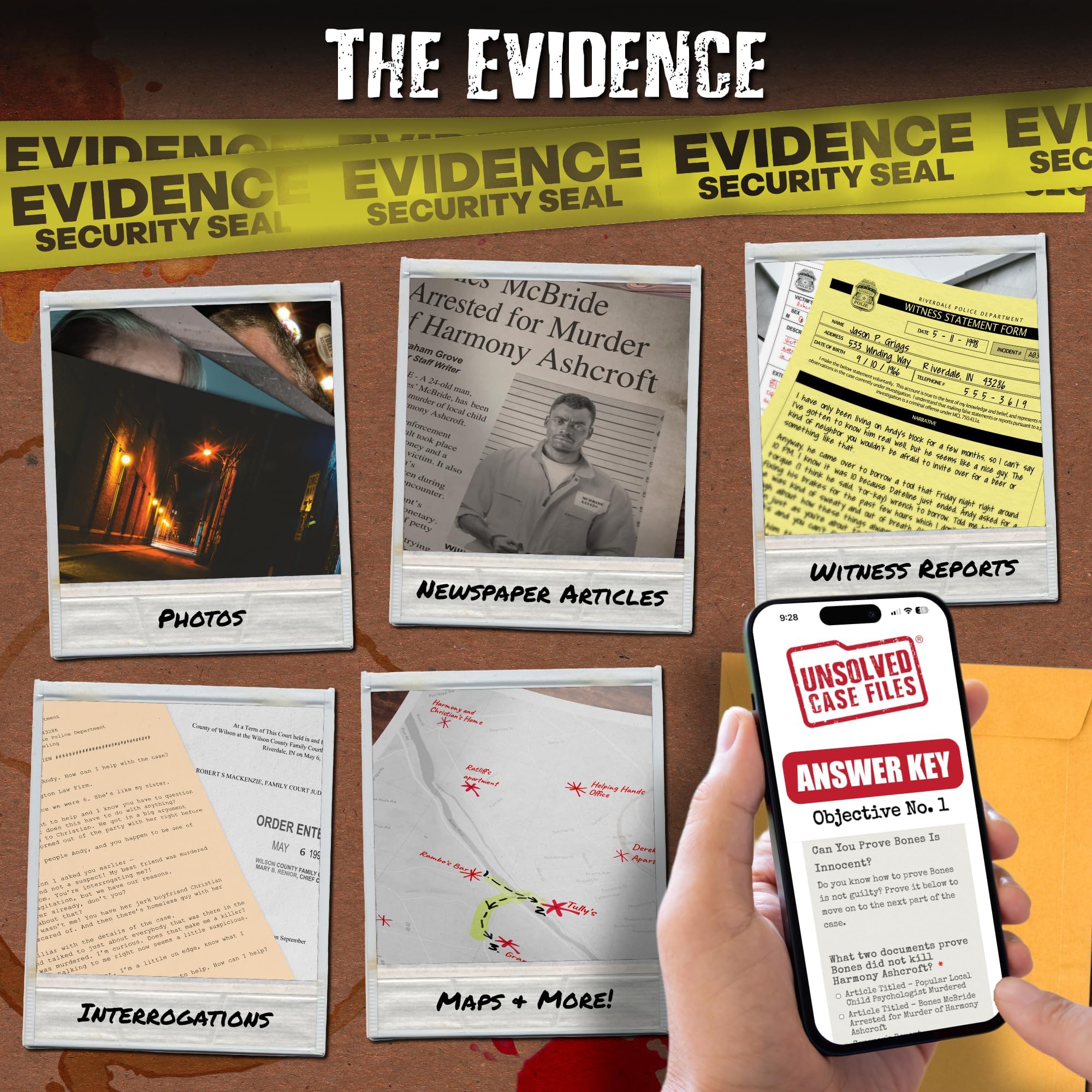 Solve the Cold Case: Unsolved Case Files Murder Mystery -3