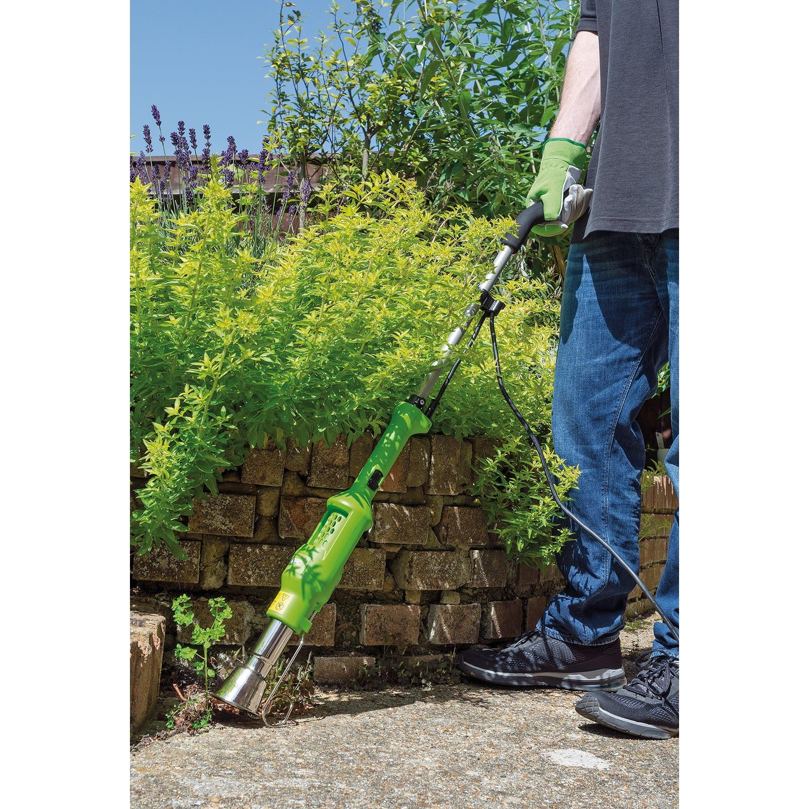 Draper Brûleur électrique de Mauvaises Herbes 2000 W avec Câble 1,7 m et Poignée Souple