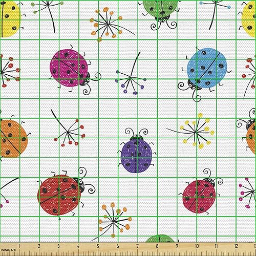 Vista 524 de Ambesonne - Tela de punto elástica