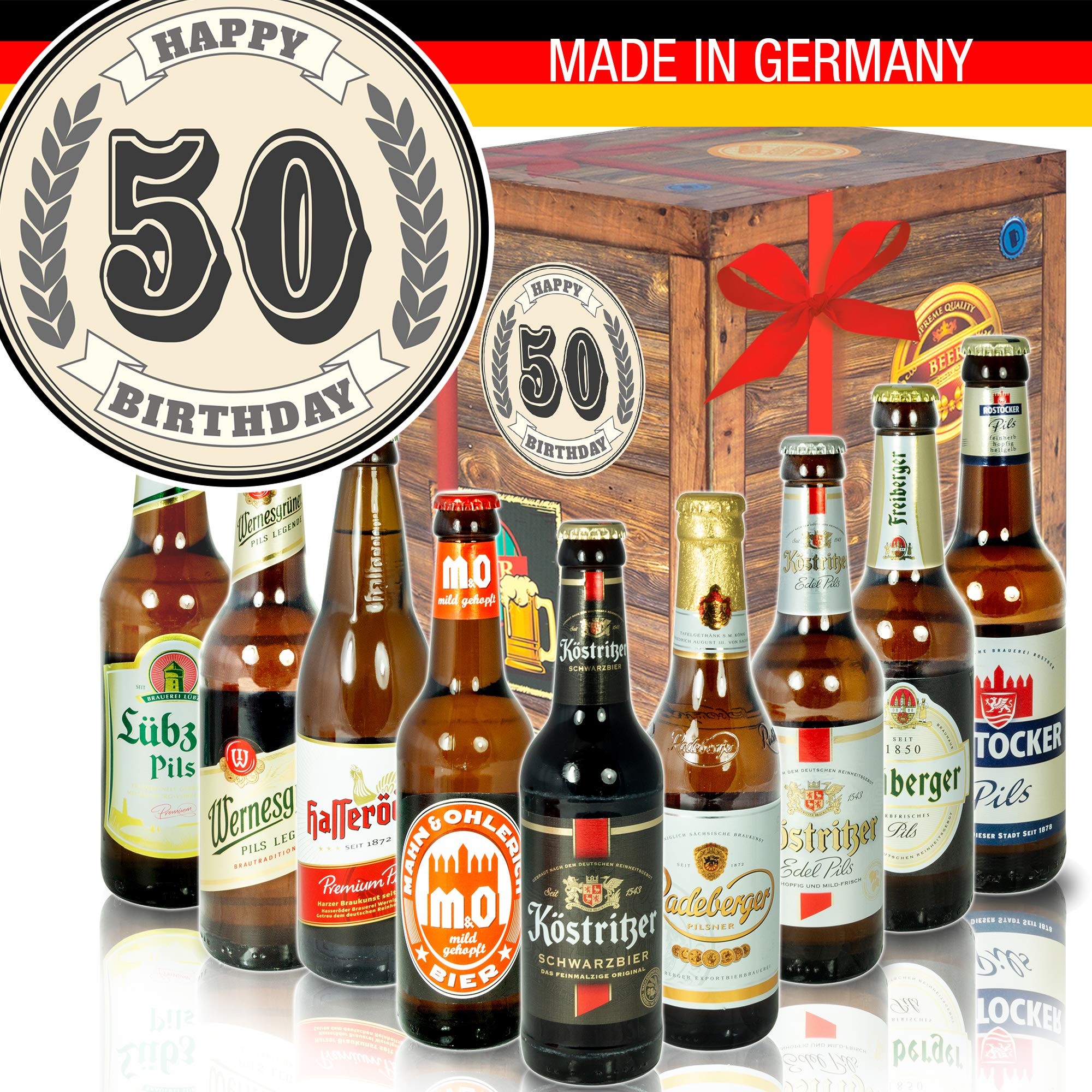 50. Geburtstag - Ostdeutsche Biere - 50. Geburtstag Männer
