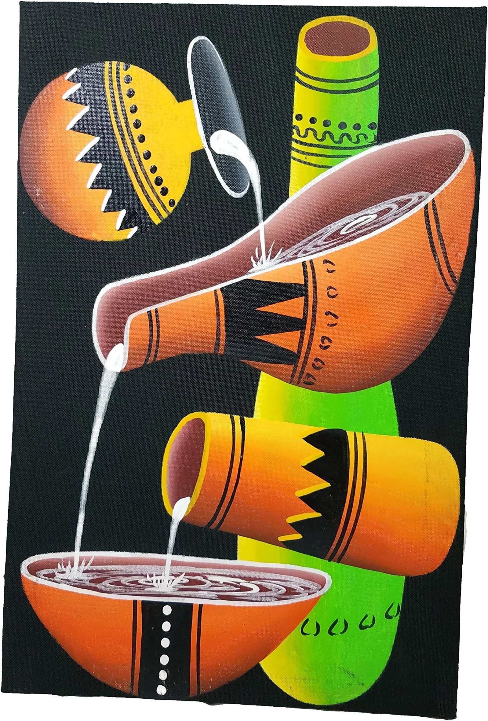 African Maasai Masai Calabashes and Gourds Painting