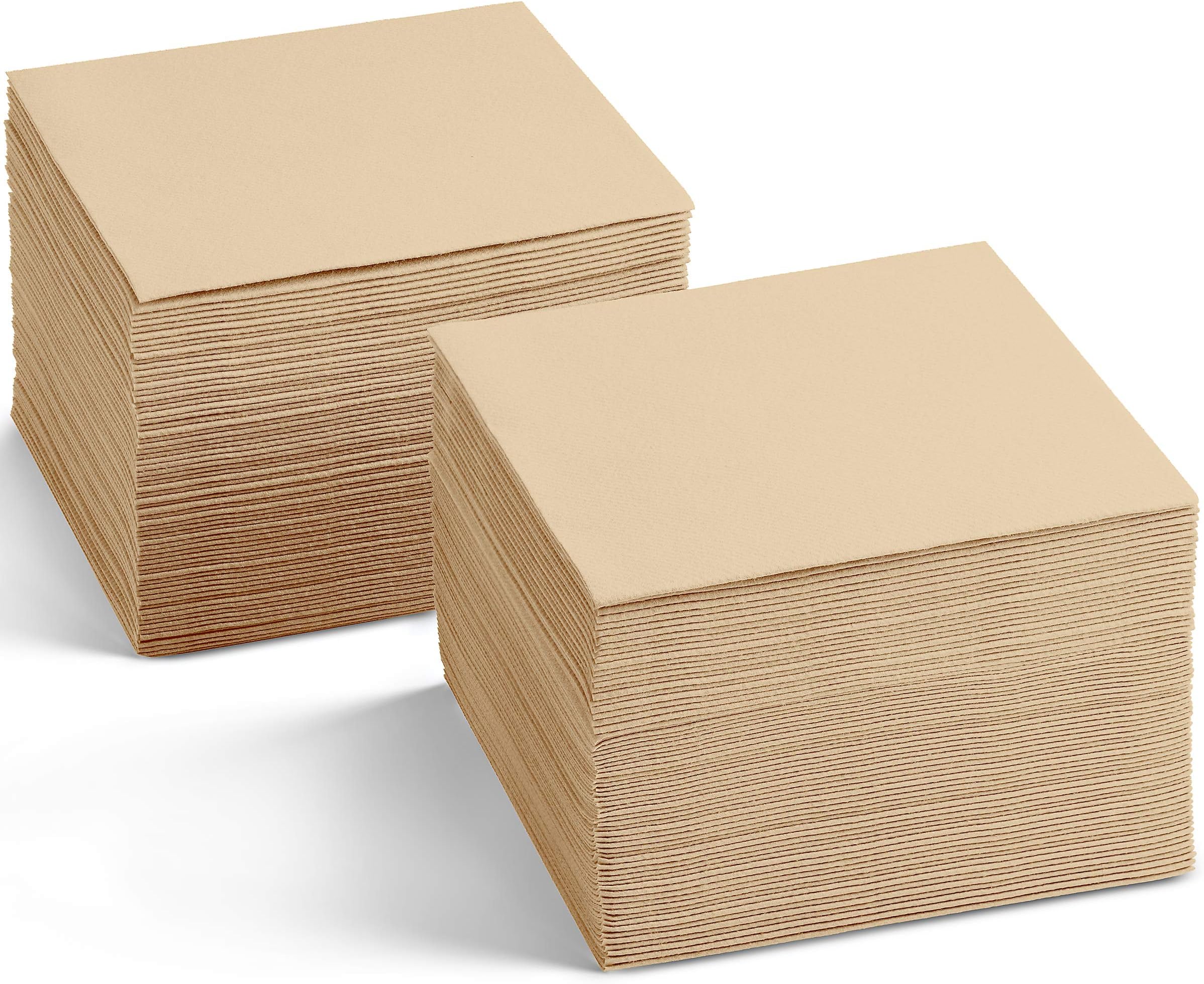 200 LinenFeel Beverage Napkins Disposable Cocktail