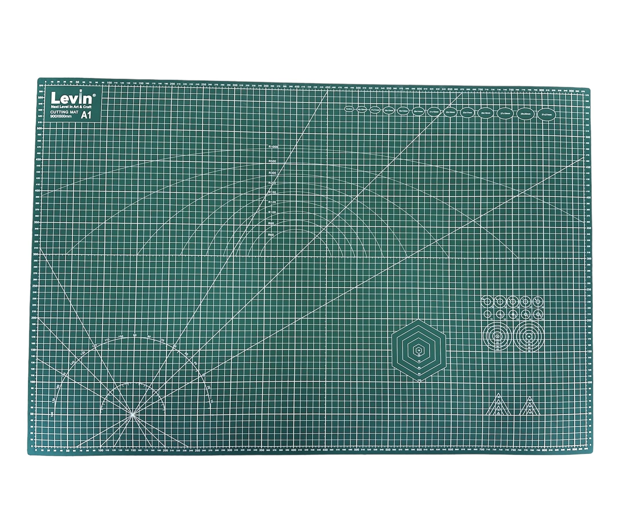 Levin Self Healing Cutting Mat 18 inchx12 inch Non-Slip PVC Double Sided 5-Ply A3 Art Craft Rotating Mat Cutting Board Fabric Leather Craft DIY Cutting Pad Quilting Accessories (A1 (36 X 24 Inch)) (B0C73XKHJC) Amazon Price History, Amazon Price Tracker