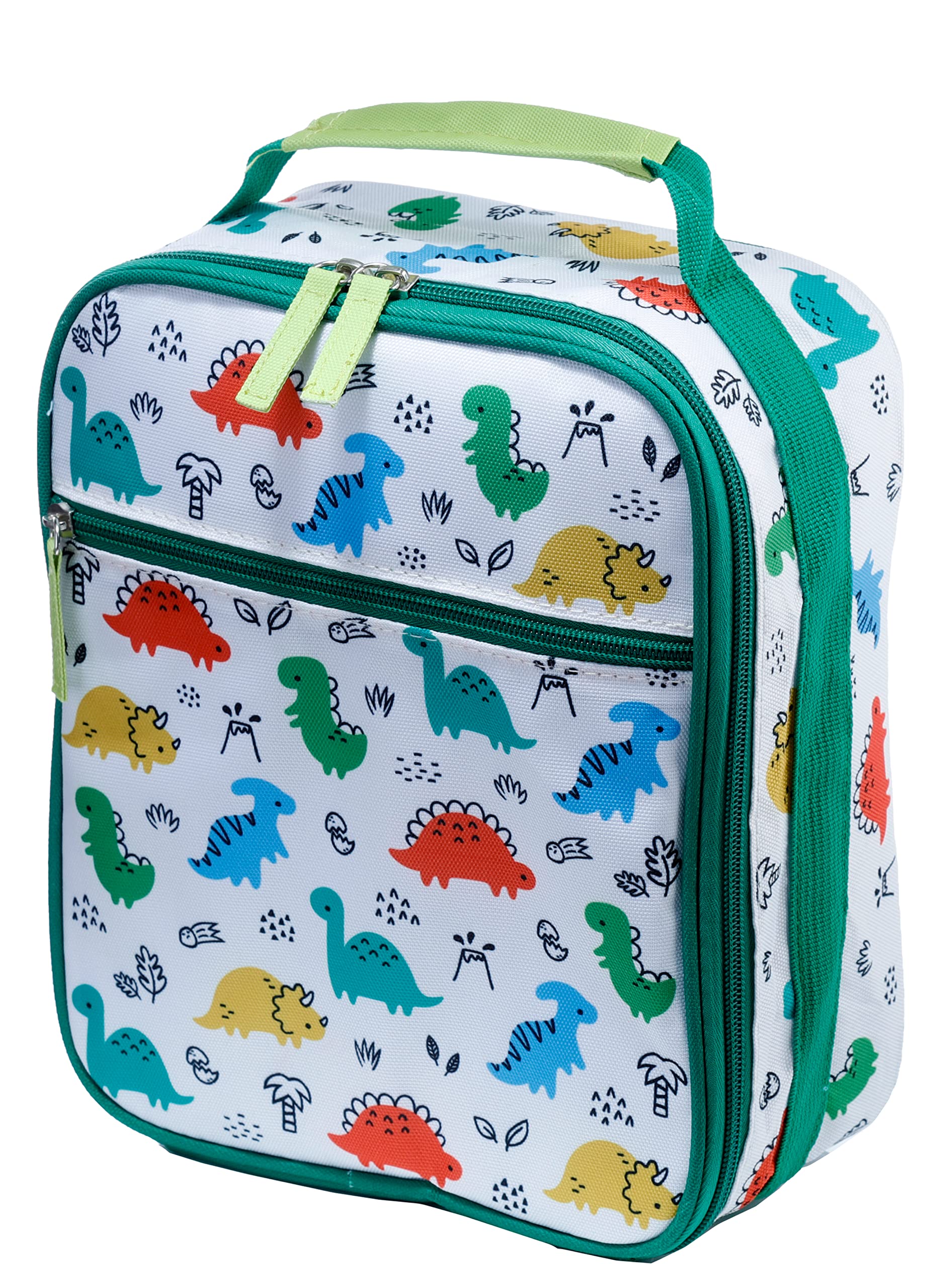 Puckator Multicoloured Coolb94 Kids Carry Case Cool Bag Lunch Bag - Dinosauria Jr
