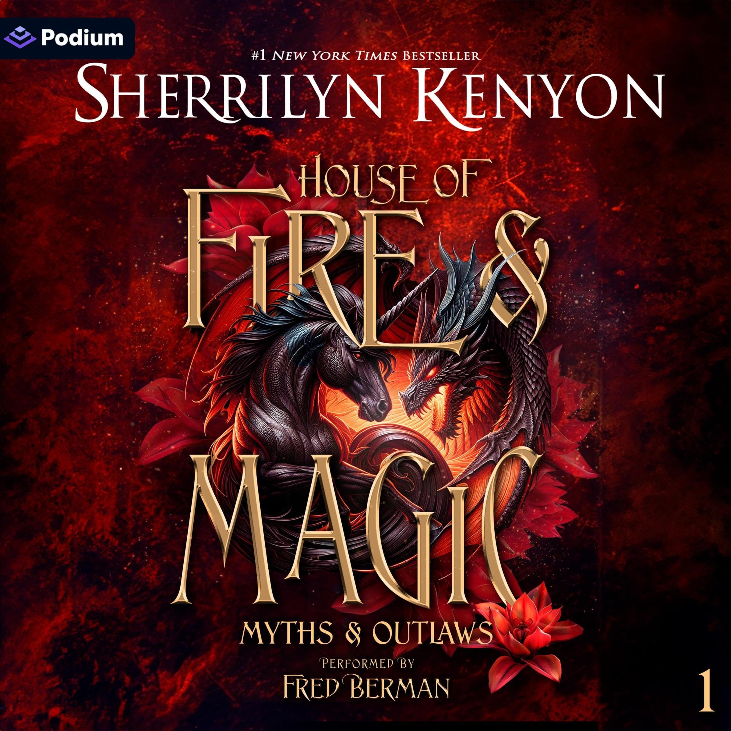 Cover art for House of Fire and Magic