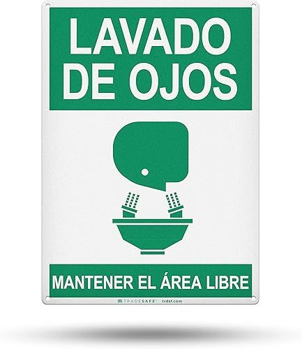 TRADESAFE First Aid Station - Letrero de seguridad de primeros auxilios, seguridad primero estación de primeros auxiliares, señal de seguridad de
