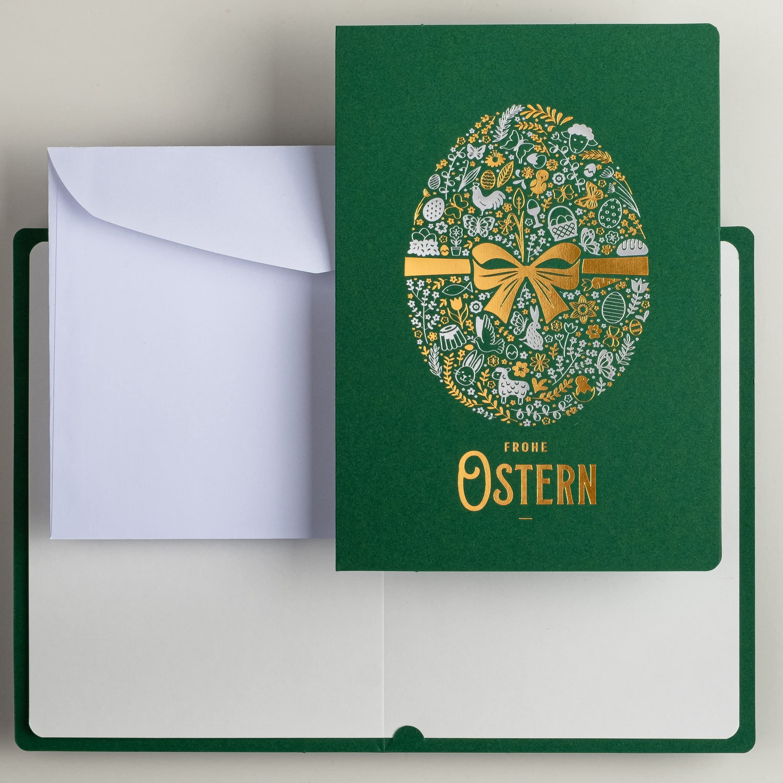 Art Nuvo Exclusive Set of 6 Easter Cards, Made from fine Paper with Light Beige Inserts and envelopes, 120 x 170 mm - Image 2