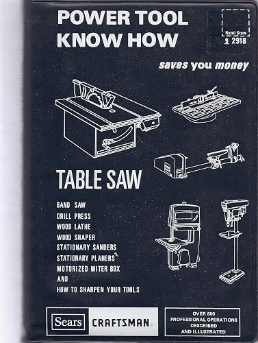 Power Tool Know How: Table Saw; Band Saw, Drill Press, Wood Lathe, Wood Shaper, Stationary Sanders, Stationary Planers, Motorized Miter Box and How to Sharpen Your Tools; Saves You Money