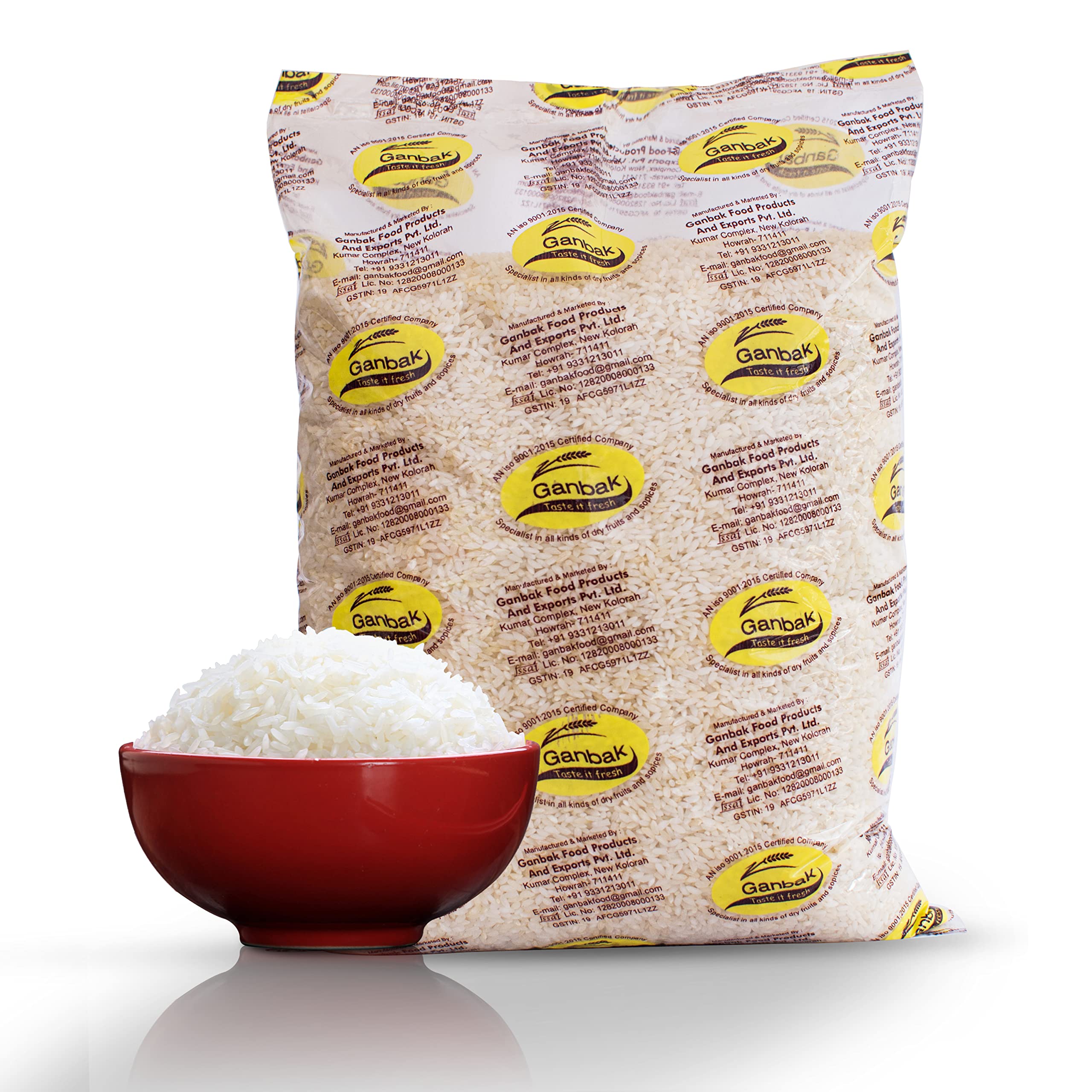 Ganbak Premium Gobindobhog Rice (Govind bhog/Joha/Jeera Rice), 2 yrs old, Pure Aromatic | From District of West Bengal(5kg) (B09V446WWW) Amazon Price History, Amazon Price Tracker