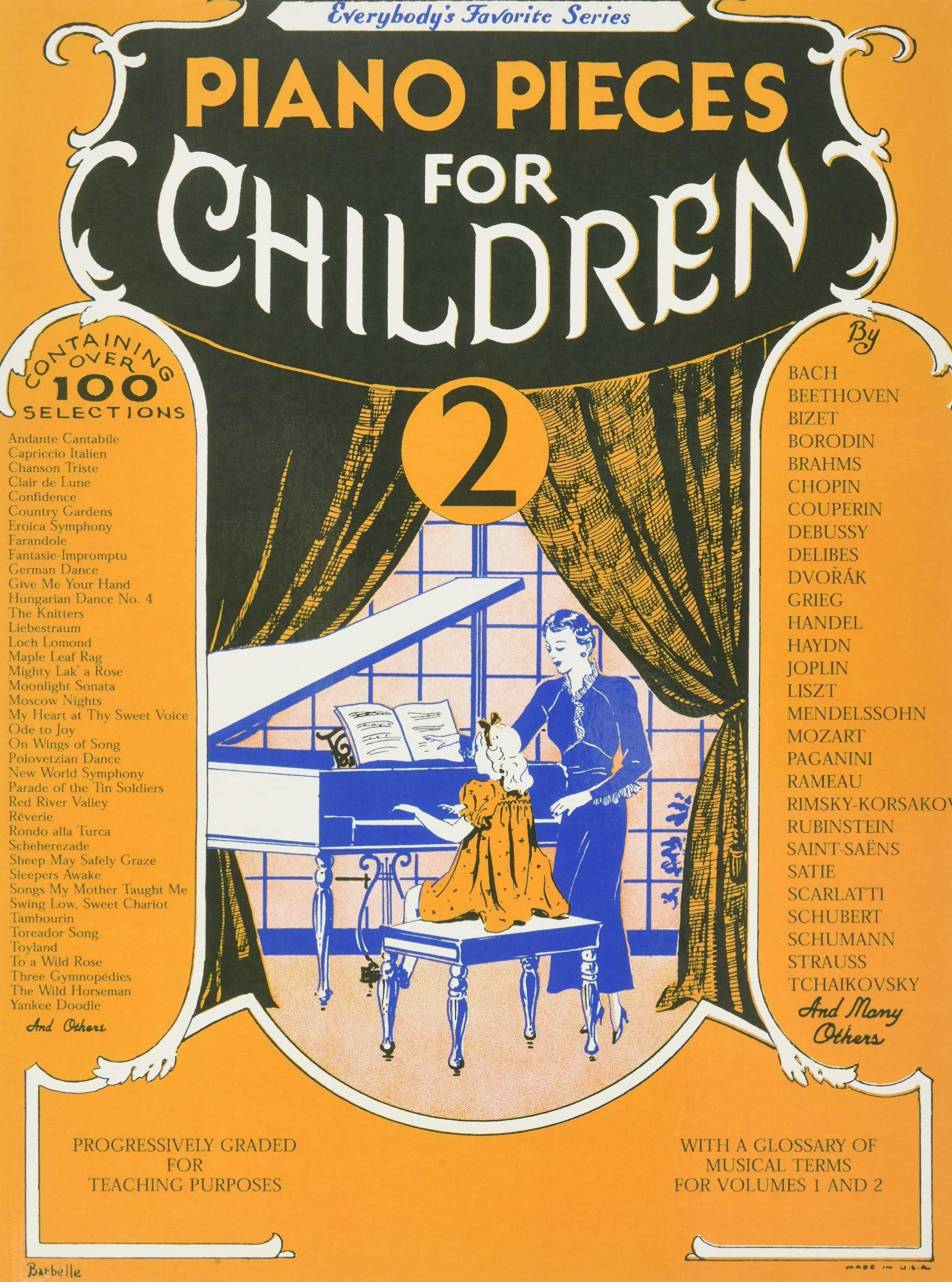 Piano Pieces for Children – Volume 2 | Piano Sheet Music Songbook for Beginners and Young Pianists | Classical Repertoire with Folk Tunes and Dances | Piano Music Collection Grades 1–4
