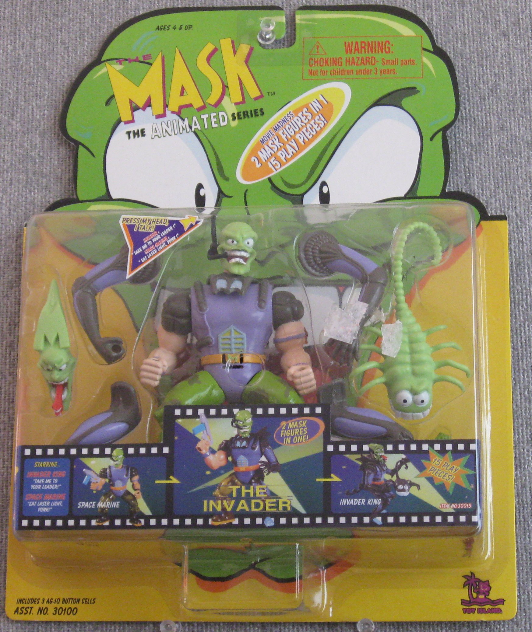 THE MASK ANIMATED SERIES MONSTER MASK ACTION FIGURE by AFLOTTOY