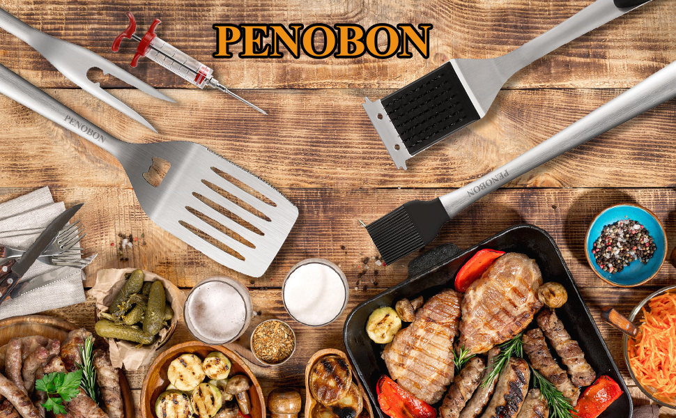 Set de 15 herramientas para parrilla en acero inoxidable miniatura 7