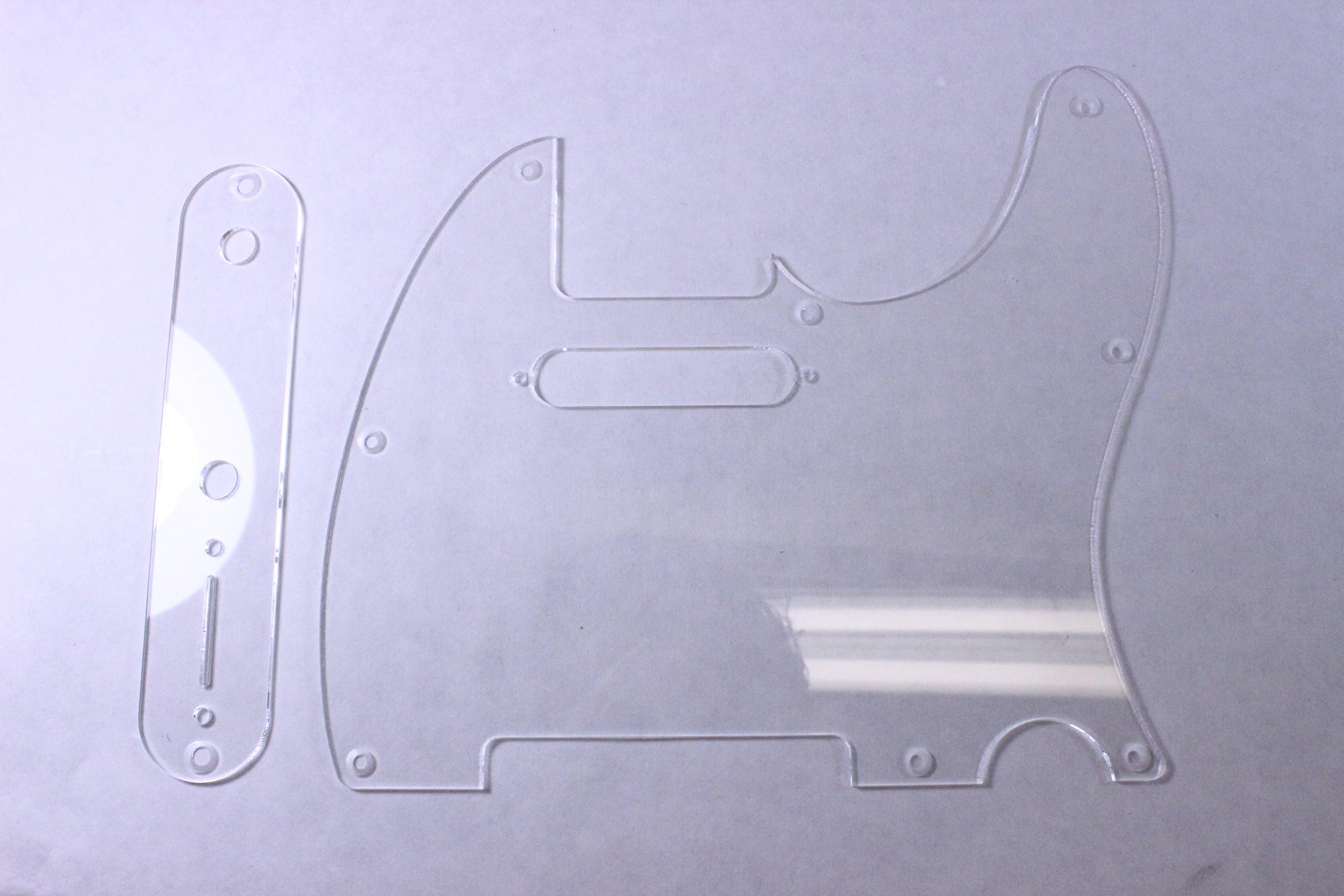 Fender Tele Telecaster Clear Pickguard Set
