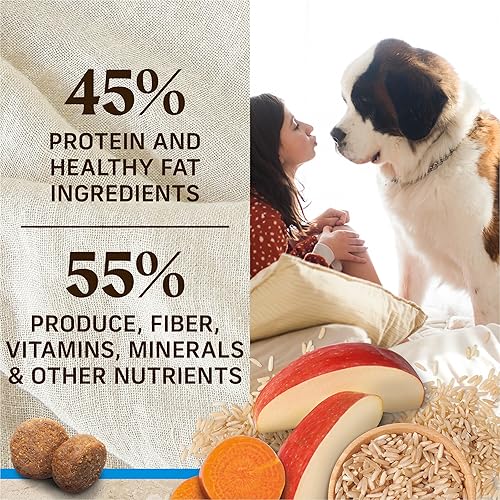 Miniatura 7 de Merrick Healthy Grains - Alimento seco prémium para perros de raza grande, saludable y natural para perros grandes, pollo, bolsa de 30.0 libras