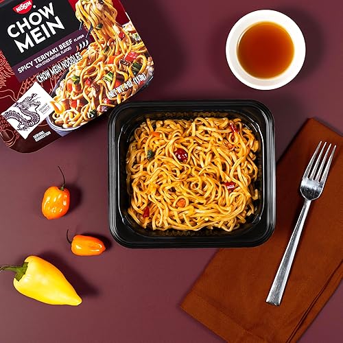 Miniatura 117 de Nissin Cup Noodles Taza de arroz salteado con fideos, sabor a curry tailandés amarillo, 2.61 onzas, paquete de 6