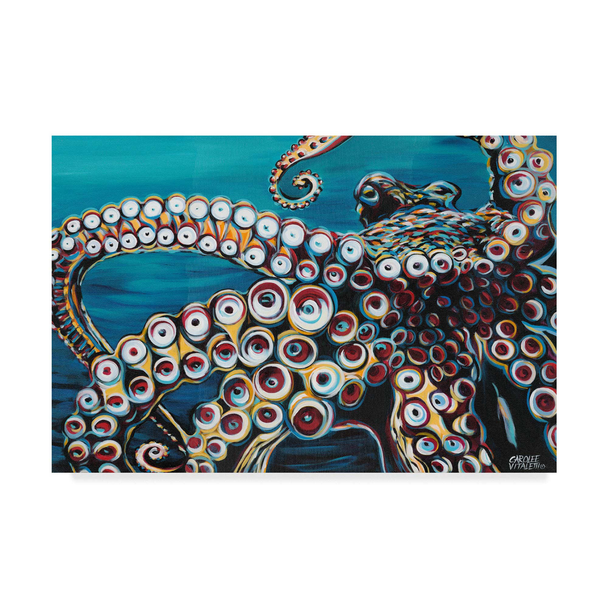 Trademark Fine Art30x47 Wild Octopus I by Carolee Vitaletti
