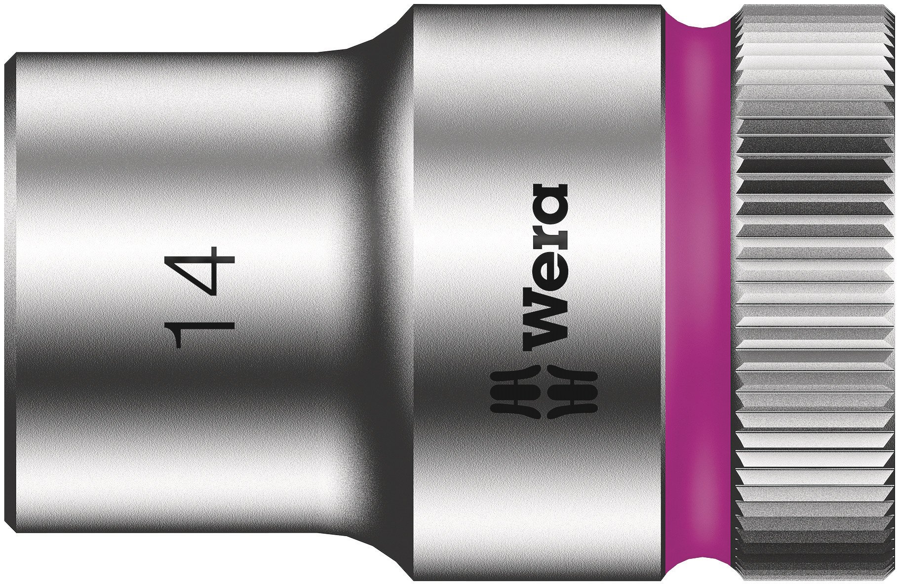 Wera Pink Zyklop Socket 1/2In Drive 14Mm