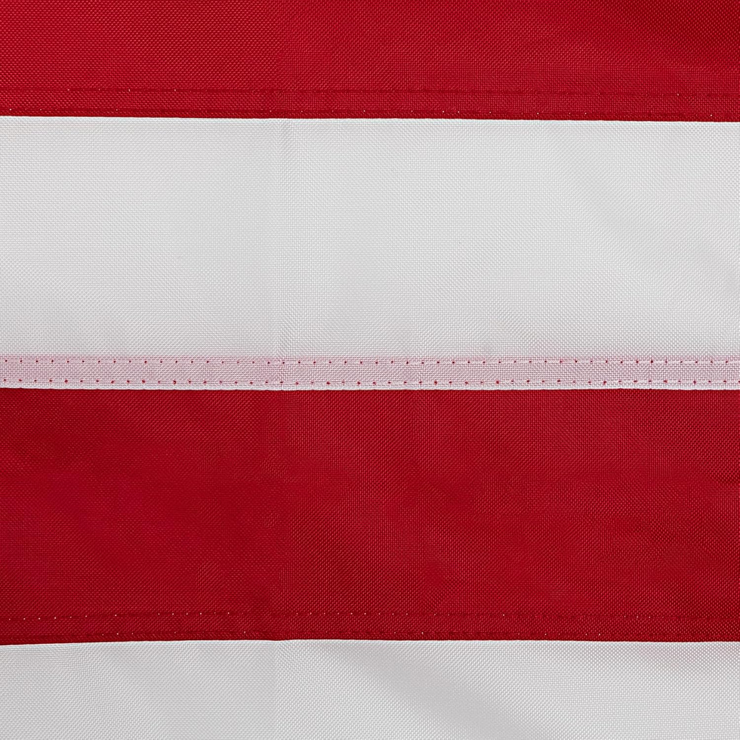 Patriotic Embroidered Outdoor USA House Flag - 60" x 36"