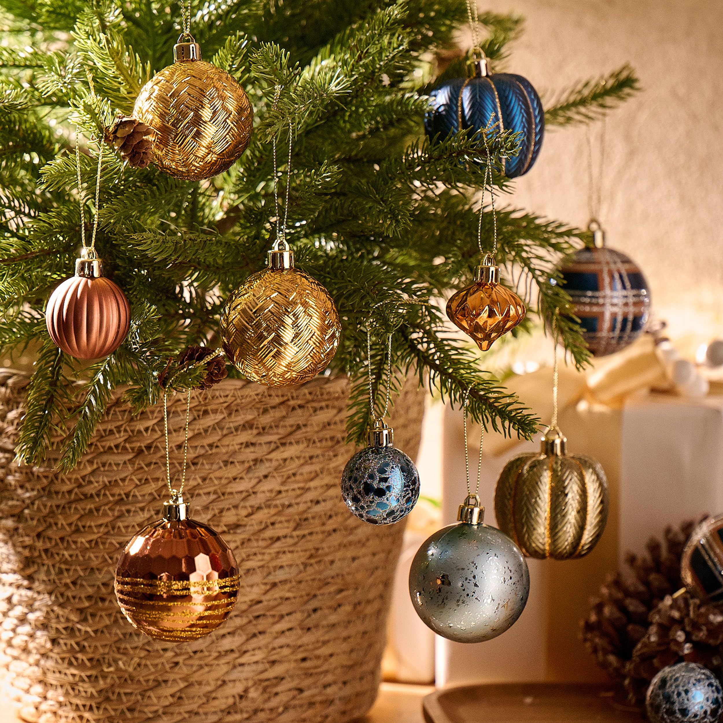 Amazon.co.jp: DecorbyHannah Woodland クリスマスオーナメントセット