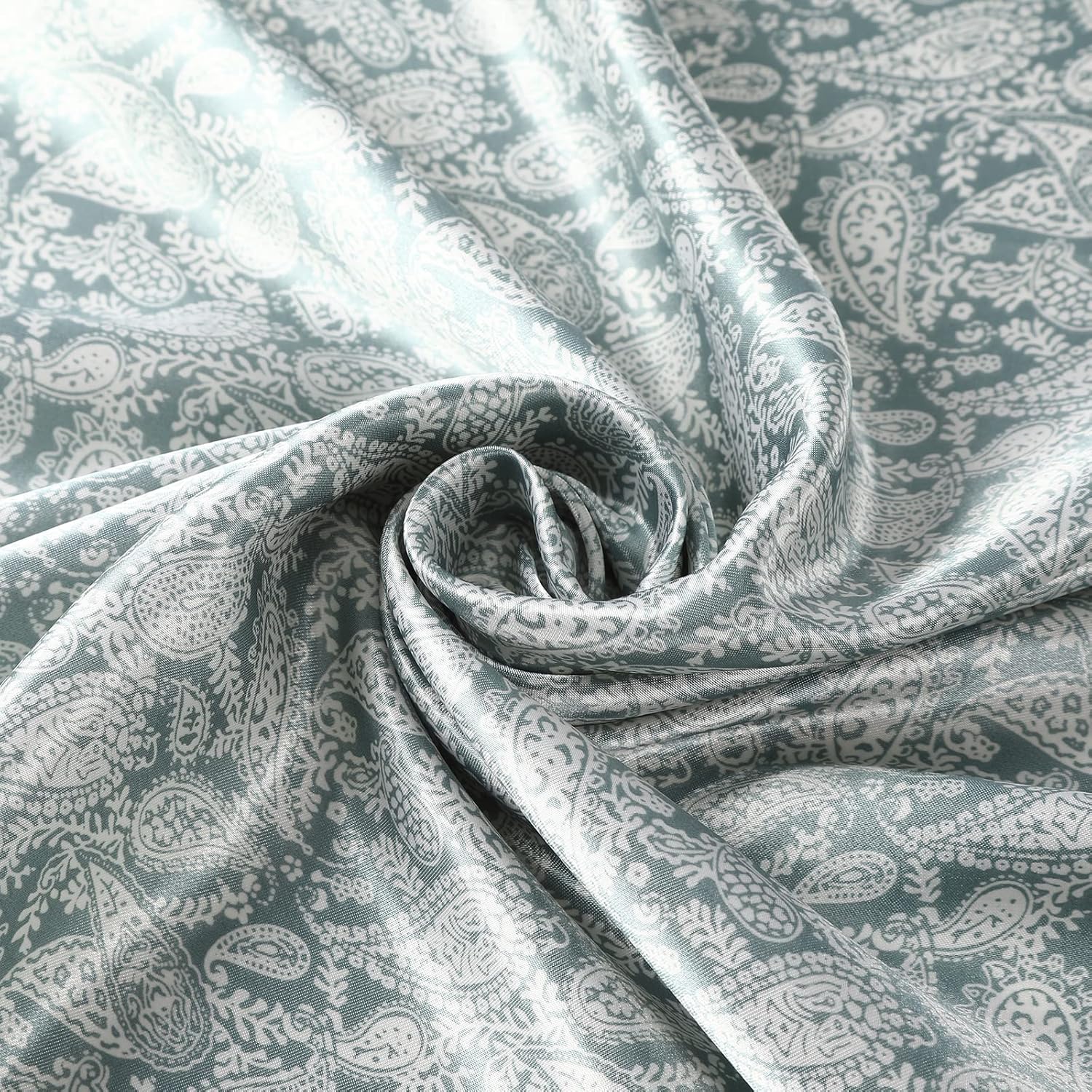 AWAYTR 35” Satin Large Square Head Scarves - 4PCS Silk Like Neck Scarf Hair Sleeping Wraps Satin Silk Scarfs for Women - Image 7