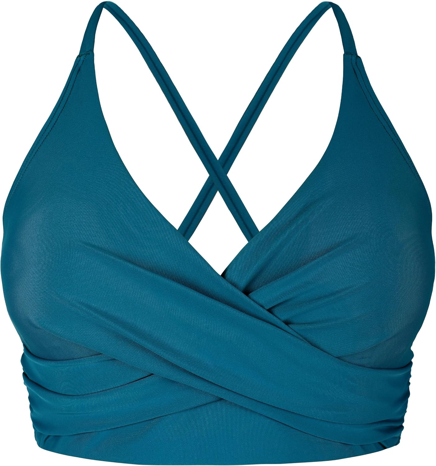 Hilor Women's Push Up Bikini Tops Underwire Swimsuit Top Sexy V Neck Bikini Bathing Suit Swim Tops - Image 3