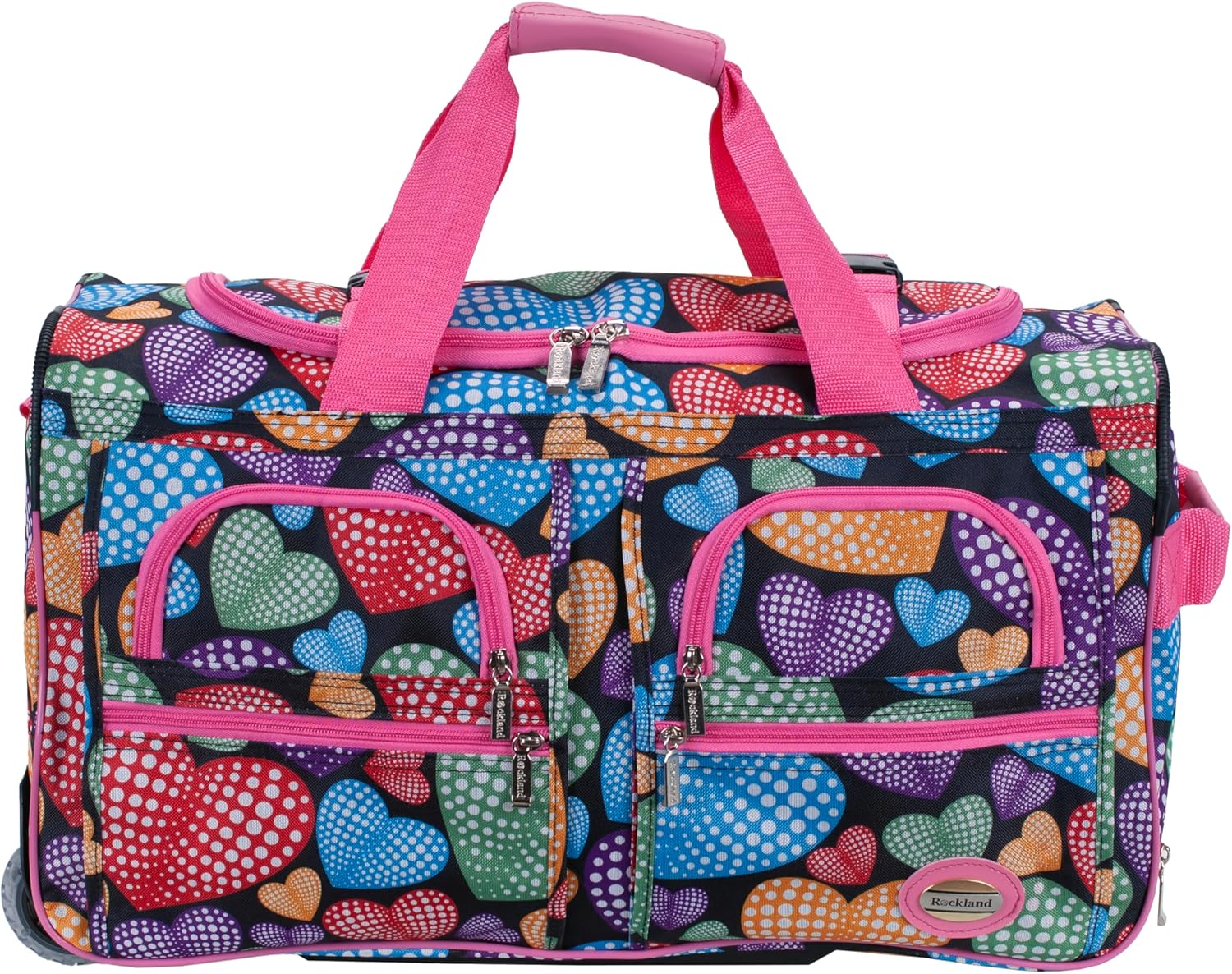 Rockland Rolling Duffel Bag, NEWHEART, 22" - Image 2