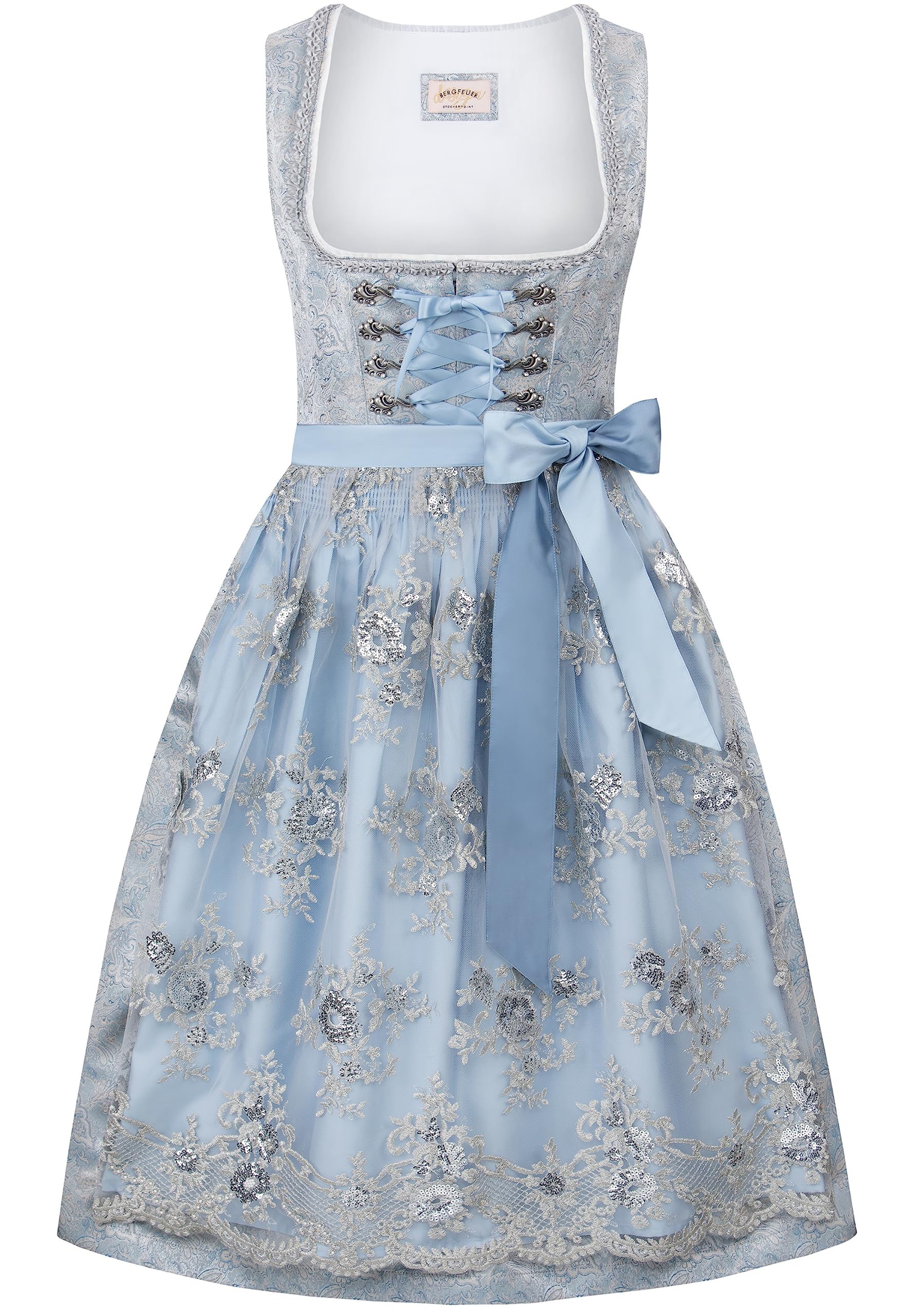 Stockerpoint Florianda Dirndl Vestido para ocasión Especial, marrón, 44 para Mujer