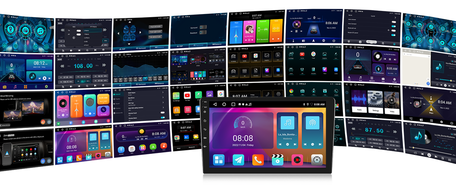 Autoradio Android 15 Con CarPlay Wireless Per Fiat Ducato/Citroen Jumper/Peugeot Boxer - 9" HD, 4+64GB, Qualcomm 8 Core
