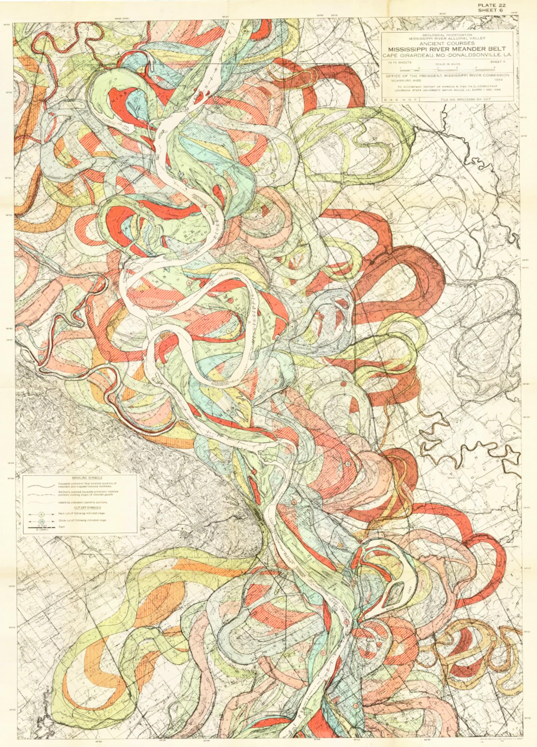 Papier de riz Fisk Mississippi River 29x40cm pour rénover facilement un meuble usé