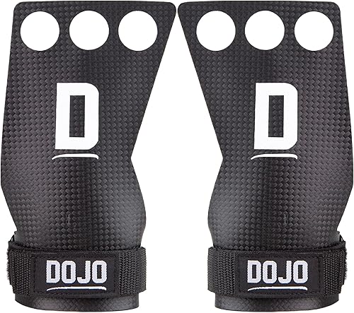 Dojo Puños de gimnasia de carbono para entrenamiento cruzado, levantamiento de pesas y entrenamiento, guantes de entrenamiento de gimnasio,
