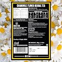 BLUE TEA - Chamomile Tea For Sleep - 50 gm (80+ Cups) | SLEEP & RELAXATION | Herbal Tea - Caffeine Free - Flower Based - Non-Bitter | Zipper Pack gallery image