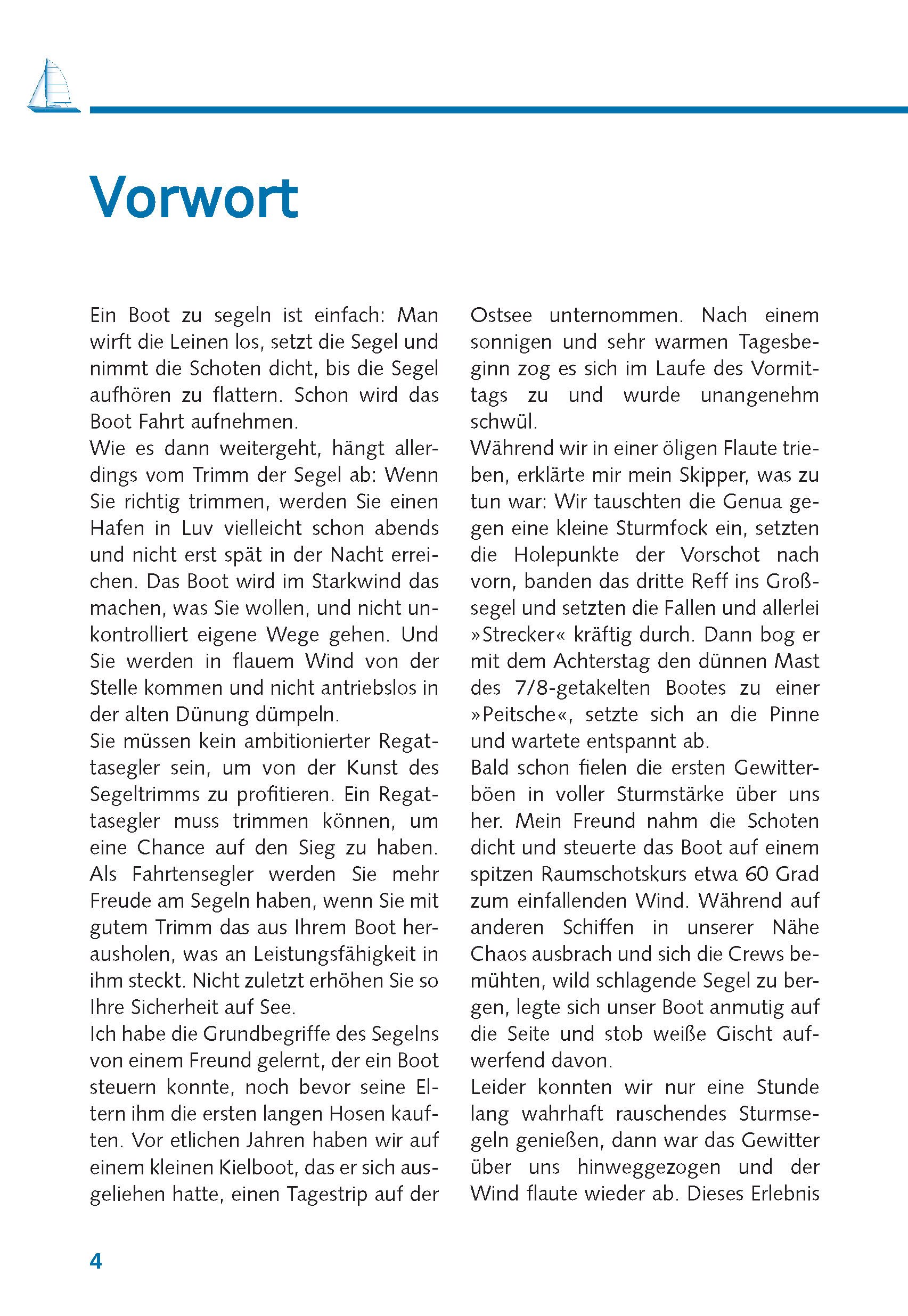 Segeltrimm in Theorie und Praxis