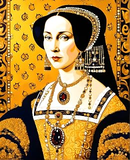 Royal Portrait PD (2) - Anne Boleyn Queen of England - Van-Go Paint-by-Number Kit 40CMx50CM no Frame