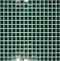 Vista 16 de URBN - Mosaico de vidrio iridiscente blanco contemporáneo con reflejos de bronce metálico para cocina y baño, azulejos de muestra