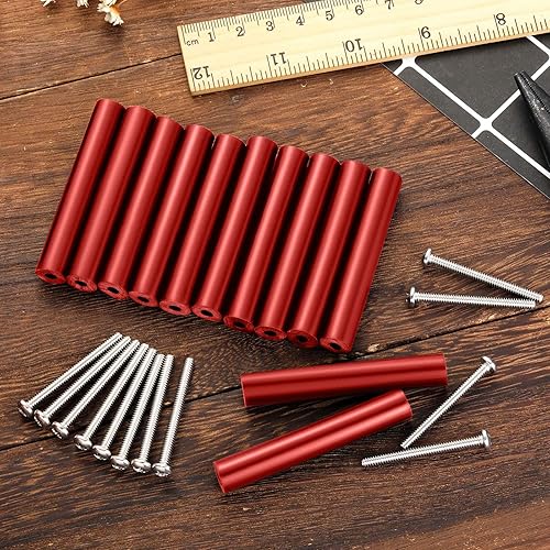 Miniatura 4 de Ripeng Kit de extensor de caja de 24 espaciadores de toma de corriente eléctrica, extensor de caja eléctrica, 12 piezas de interruptor y tornillo de