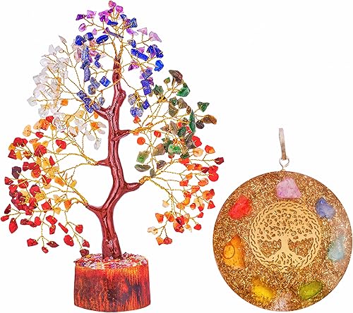 Miniatura 1 de Piedras de chakras, árbol de cristal de siete chakras, regalos espirituales, decoración de Feng Shui, regalos holísticos para mujeres, cristales